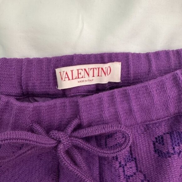 Valentino Garavani Pointelle Lace Shorts - Size 42 - Picture 10 of 11